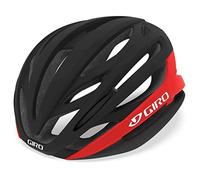 Casco da bicicletta Giro Syntax nero opaco/rosso brillante (51-55 cm (S))