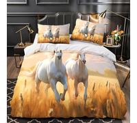 Giro in carrozza western copripiumino 3 pezzi microfibra morbida stampa 3D con federa per cuscini con cerniera Paesaggio desertico Set Di Copripiumino for adulti e bambini Super king（260x220cm）