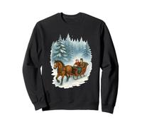 Giro in Slitta a Cavallo nella Foresta Felpa