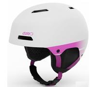 Giro Ledge FS Casco da sci e snowboard M | Custodia rigida in ABS con sistema EPS, sistema di ventilazione | Freestyle Matt White/Rosa (bianco rosa)