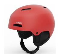 Giro Ledge FS Casco da sci e Snowboard M, guscio rigido in ABS con EPS, sistema di regolazione in forma, ventilazione, casco Freestyle rosso opaco (rosso opaco)