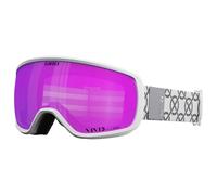 Giro Balance II - Maschera da sci per uomo, donna e ragazzi, con monogramma bianco e lente rosa acceso