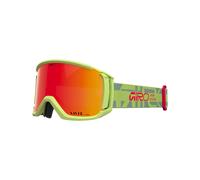 Giro - Maschera da sci - Revolt Glacier Green Burst Vivid Ember per Uomo - Verde