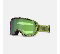 Giro - Maschera da sci - Revolt - Glow Green Shelter Strap with Vivid Emerald Lens - Verde