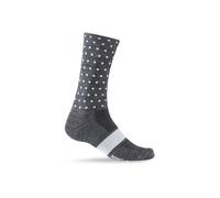 Giro MerinoSeasSocks charcocal/punti bianchi S
