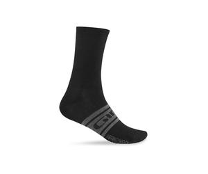 Giro MerinoSeasSocks nero/carbone pulito S