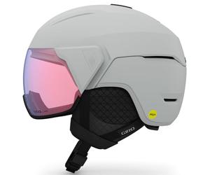 Giro Orbita MIPS, Casco Unisex, Grigio Chiaro Opaco Vivid Ember, M