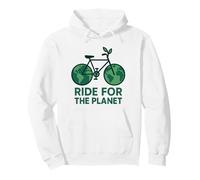 Giro per Il Pianeta Giornata della Terra Bicicletta Ciclista Ciclismo Felpa con Cappuccio