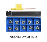 Giro Porta Utensili 1 Set 10PC Lama 1PC Stgcr Acciaio Al Carbonio Durevole