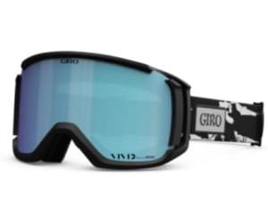 Giro Revolt - Maschera da sci/neve, colore: Bianco e nero macchiato - Vivid Royal Lens