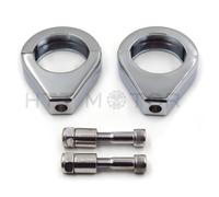 Giro Signal Indicatore Riposizionamento Forcella Clamp Kit Harley Softail 41Mm