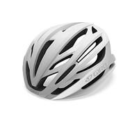 Giro Syntax, Fahrradhelm Unisex, Bianco Opaco/Argento, L