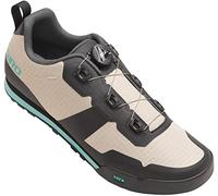 Giro Tracker W, Scarpe da Mountain Bike Donna, Sandstone Screaming Teal, 42.5 EU