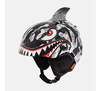 Giro Unisex - Adulto Launch Plus Casco da sci, nero/grigio Tiger Shark 22, XS