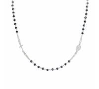 ROSARIO GIROCOLLO E CRISTALLI GRIGI DONNA MEN