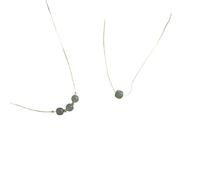 Girocollo artistico in lega dalla forma unica che aggiunge stile ai tuoi accessori (M1388 (M1389 (tre perline)