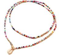 Girocollo di Perline Collana Girocollo di Perline Colorate Bohemien Collana di Conchiglie da Spiaggia Estiva Gioielli di modaDurability