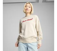 PUMA Girocollo grafico oversize PREMIUM ESS da donna, Abbigliamento, Alpine Snow, S S