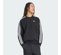 GIROCOLLO OVERSIZE ADICOLOR A 3 STRISCE Black / White 4XL