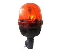 Girofaro Arancio Lampada Rotante 12V H1 Stelo Flessibile Emergenza Alogeno Proiettore Rotante Camper Van