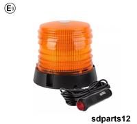 Girofaro Lampeggiante 60 LED Arancione 12V 24V Magnetico 7 Modalità E9 IP67