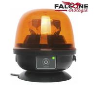 Girofaro LED senza cavi 12-24V RICARICABILE CON BASE MAGNETICA omologato