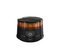 Girofaro Mini 30 Led 14W Lampeggiante 12V 24V Basso Muletto Base Magnetica Ventosa Per Trattore Carrelli elevatori di Macchine Agricole e Operatrici