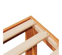 Giroletto senza Materasso Marrone Cera 160x200 cm Legno di PinoGiroletto moderno