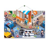 Giros Gioca A Puzzle Di Pittura 2 Facce Città 48 Pezzi