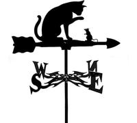 Girouette, banderuola con frecce alianti ornamento, picchetto da giardino banderuola indicatore di direzione del vento strumento di misurazione professionale giardino cortile facile da usare