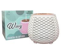 Gisa Diffusore USB Wavy per oli essenziali con luce LED, 140ml