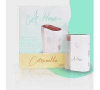 Gisa Wellness - A-HOME CITRONELLA - Diffusore di Aromi ad Ultrasuoni con Batteria Ricaricabile - Fragranza alla Citronella con Oli Essenziali - Per Interni ed Esterni - Made in Italy