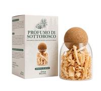 Gisa Wellness Diffusore Ambiente con Trucioli di Legno di Cirmolo Relax e Aromaterapia | Profumatore per Ambienti in Vetro con Tappo in Sughero per Camera da Letto, Soggiorno e Ufficio, Made in Italy
