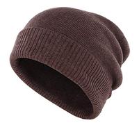 Gisdanchz Berretto Invernale Uomo Cappelli Donna Invernale Cappelli Beanie Giallo Lungo Wool Beanie Men Knit Winter Hats Cashmere Mens Knit Hat Mens Slouchy Beanies Wool cap caffè