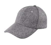 Gisdanchz Cappello Uomo Invernali Baseball Lana Grigio Chiaro Berretto Donna Invernale Cappellino Uomo con Visiera Inverno Winter Wool Baseball cap Grigio Chiaro