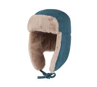 Gisdanchz Cotone Ushanka Colbacco Bambini Donne Russo Lanugine Cappello con Paraorecchie Aviatore Cappelli Colbacco Invernale Impermeabile Russia Neve Berretto Cappelli Inverno Sci Cappello Blu