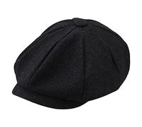 Gisdanchz Lana Inverno Coppola Siciliana Uomo Donna Confortevole Caldo Vintage Berretto Vestiti e Accessori Basco Scozzese Cappello Irlandese Newsboy cap Ivy Driving Caps Grigio Scuro M