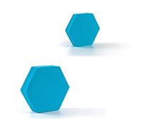 Gisela - Blocchi di schiuma per rossetto, gioielli, cosmetici, strumenti di trucco, orologi, alimenti (prisma esagonale, 2 pezzi)