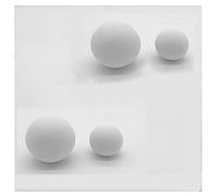 Gisela - Blocchi in schiuma per fotografia, motivo geometrico, per fotografie, per gioielli, trucchi, ornamenti cosmetici, colore: bianco (4 pezzi)