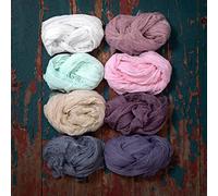 GISELA D Confezione da 2 tovaglioli di garza per la fotografia di garza per il prodotto alimentare da tavolo piatto Lay sfondi di carta Photo Studio sfondo (8 pezzi)