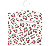 Gisela Graham Borsa per mollette in cotone con stampa ciliegia, da appendere