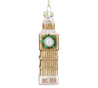 Gisela Graham London Glass Big Ben - Decorazione da appendere