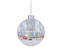 Gisela Graham Pallina bianca con scena londinese