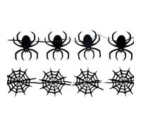 Gisela Graham Una ghirlanda di Halloween - scegli tra ragno nero o ragnatela nera
