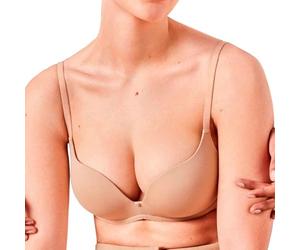 GISELA Reggiseno push up senza ferretto, beige, 100 cm
