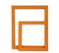 Gisela - Set di accessori per fotografia, stile nordico, stile semplice, con cornice in legno, decorazione da tavolo, per gioielli, trucco, cibo, piccola borsa (arancione)