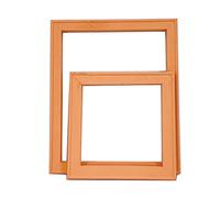 Gisela - Set di accessori per fotografia, stile nordico, stile semplice, con cornice in legno, decorazione da tavolo, per gioielli, trucco, cibo, piccola borsa (arancione chiaro)