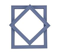 Gisela - Set di accessori per fotografia, stile nordico, stile semplice, con cornice in legno, decorazione da tavolo, per gioielli, trucco, cibo, piccola borsa (blu)