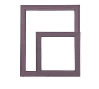 Gisela - Set di accessori per fotografia, stile nordico, stile semplice, con cornice in legno, decorazione da tavolo, per gioielli, trucco, cibo, piccola borsa (viola profondo)