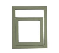 Gisela - Set di accessori per fotografia, stile nordico, stile semplice, con cornice in legno, decorazione da tavolo, per gioielli, trucco, cibo, piccola borsa (verde)